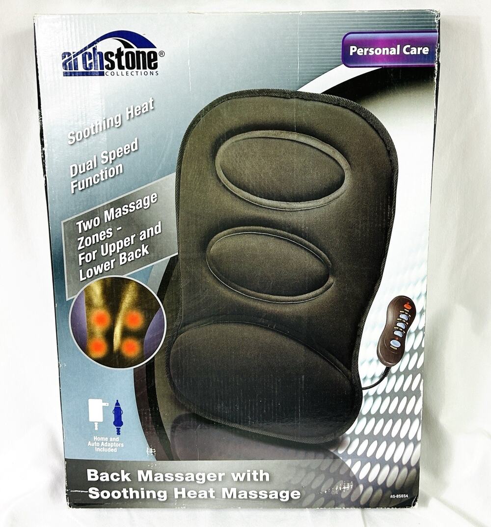 Archstone Upper & Lower Back Massager with Soothing Heat Dual Speed NEW